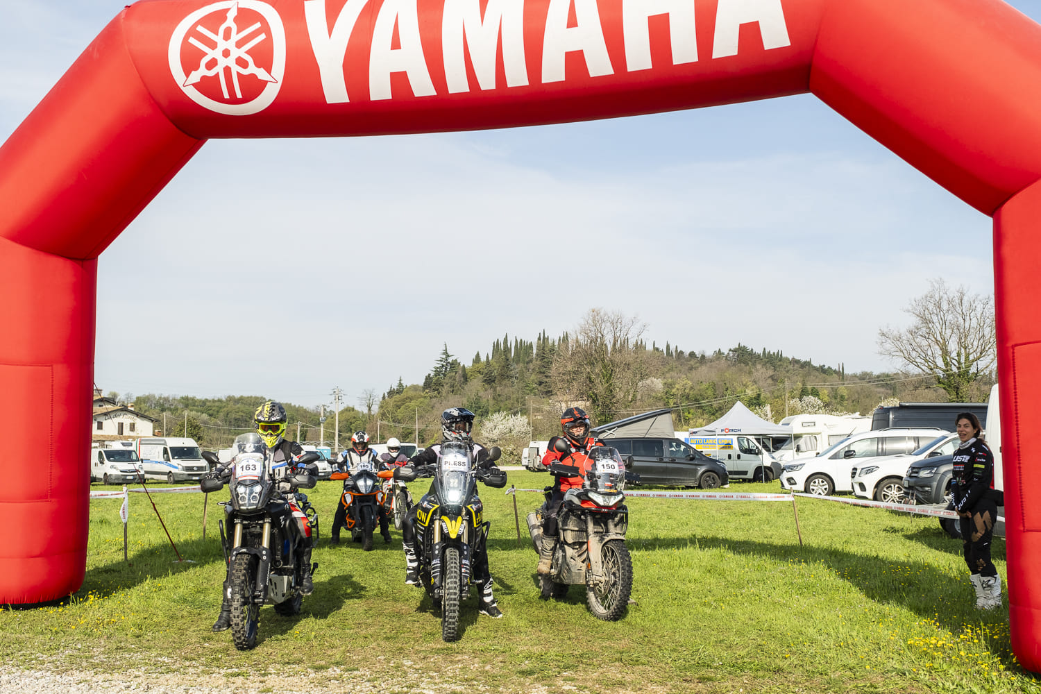 Gonfiabile Yamaha al Rally del Garda